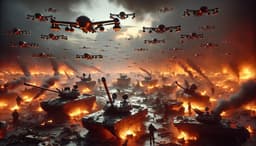 Колонны сгорят: систему управления роем оптоволоконных дронов-камикадзе «Цербер» начали разрабатывать в России