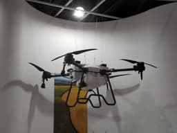 Heavy agricultural drone S-80 from "Transport of the Future" shown at the NAIS forum in Moscow