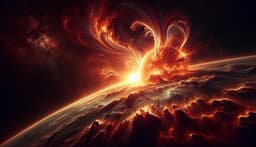 A powerful flare of the penultimate class occurred on the Sun: what are the consequences for the inhabitants of the Earth