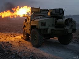 Огнемёт «Шмель» впервые установили на робот «Тарик»: уникальные кадры боевой работы