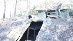 Cамоходку «Гиацинт-С» установили в раздвижное укрытие: смекалка бойцов не знает границ