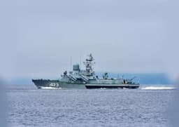 MRC "Smerch" Shoots at Naval Targets from AK-176MA and AK-630 Mounts in Kamchatka