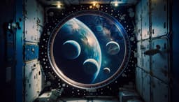 Parade of Seven Planets and Aurora Borealis Captured from ISS