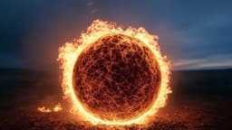 Спустился с небес на землю: загадочный огненный шар появился у российских военных 