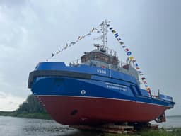 Tug and rescue vessel "Uzon" went on final tests in Avacha Bay before being handed over to the customer