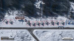 150 Kilometers from Finland: Satellites Detect Russian Tu-95MS and Tu-22M3 Aircraft at Olenya Airbase