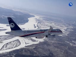 Новейший самолёт SJ-100 с двигателями ПД-8 в 2,5 раза побил собственный рекорд по высоте полёта