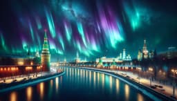 Москвичи смогут увидеть северное сияние в ночь на 24 марта