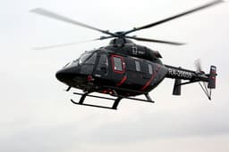 Modernized "Ansat" with Russian VK-650V engine is preparing to practice hovering near the ground