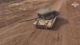 Modernized T-80BVM Tanks Enter Service with Russian Military