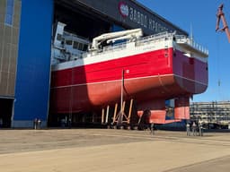 The Krasnoye Sormovo Shipyard Prepares the Second Crab Processor of Project KSP01, "Kildin", for Testing