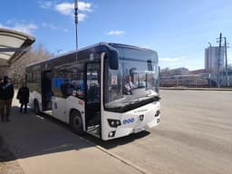 Новый автобус КАМАЗ-4290-5М выпустили на улицы Казани в тестовом режиме