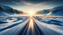 Эффективность доказана: в России испытали морозостойкий материал для укрепления дорог в Арктике