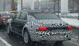 These Aurus Senat cars may be assembled at the former Toyota plant: an updated version of the car was spotted on the streets of Moscow
