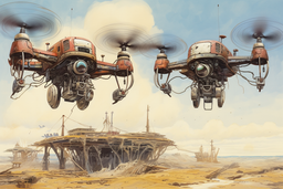 Инженеры «Сколтеха» разработали ходячий дрон-дрононосец