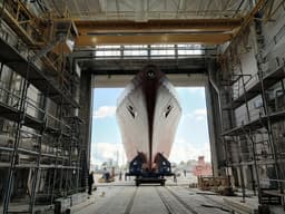 Средне-Невский судостроительный завод спустит уникальный тральщик «Полярный» проекта 12700 на воду