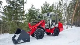 With an Articulated Frame and a Lifting Capacity of 1.2 Tons: The New "Silant" Loader Has Passed Testing
