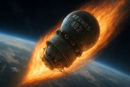 Вхождение станции «Космос-482» в атмосферу Земли ожидается в ближайшие часы, сообщила Европейская космическая служба