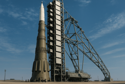 Крупнейший в мире макет ракеты Н-1 установили на космодроме Байконур