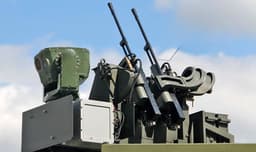 Unique "Sapsan" UAV interception system with PKT machine guns developed in Belarus