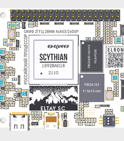 Одноплатный компьютер на процессоре «СКИФ» разработан ООО «Элрон»