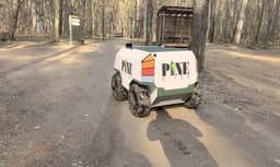 New delivery rover model presented in Moscow: "Cargo Shell", equipped with a voice assistant, carries up to 150 kg
