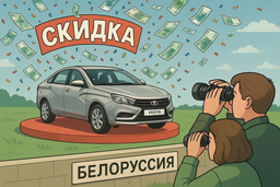 Из России с любовью: Lada Vesta в Белоруссии дешевле на 350 000 рублей