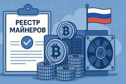 Более 1000 майнеров зарегистрировались в реестре ФНС после легализации майнинга криптовалюты