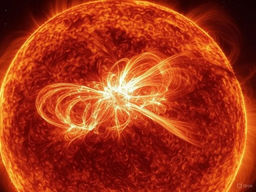 Мощная вспышка класса М с выбросом плазмы произошла на Солнце