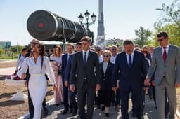 Байконур отмечает юбилей: Баканов посетил музей под открытым небом