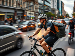 Что делать при ДТП с велокурьером службы доставки: главное правило