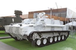 Ростех: Бронетранспортер БТ-3Ф могут оснастить дополнительной защитой от FPV-дронов