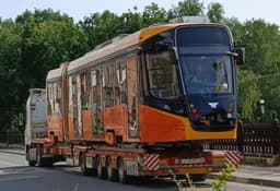 Премьера: испытания первого в России пятисекционного трамвая УКВЗ 71-665 начались в Екатеринбурге