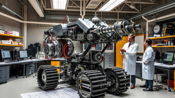 Уникального робота-шахтёра представили инженеры в Твери