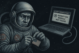 Нейросеть «Шедеврум» под прицелом: поводом стала ориентация сервиса на западную символику и отказ нейросети генерировать изображения российских космонавтов