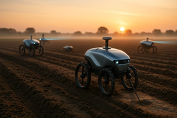 Лёгкие беспилотные тракторы могут повысить урожайность за счет интеллектуального анализа почвы
