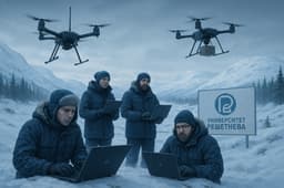 Группировку дронов «Партизан» для работы в условиях отсутствия связи создали в Университете Решетнева