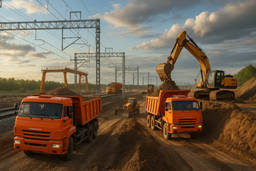 «КАМАЗ» поставит 400 единиц спецтехники для строительства ВСМ Москва – Петербург