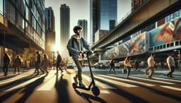 Число несовершеннолетних пользователей электросамокатов в России растёт