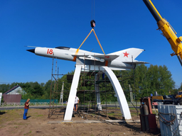 Supersonic MiG-21 Aircraft Restored at Vympel Shipyard