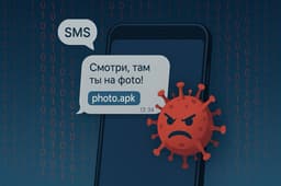 «Look, that's you in the photo!» — scammers are sending the Mamont virus via SMS