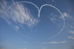 Единственный Ту-214 официально представили в Казани: попал в сердечко на небе