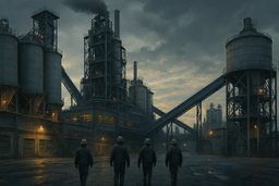 Ключевое предприятие по производству цемента вынуждено перейти на четырёхдневную рабочую неделю из-за импорта