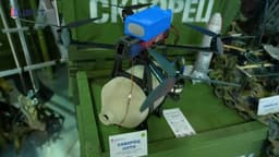 Новые средства противовоздушной обороны: дрон-перехватчик «Скворец-ПВО» показали на форуме в Москве