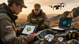 Поиск скрытых алмазных месторождений с помощью ИИ внедрили в «Алросе»