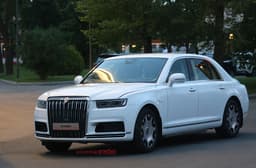 New Aurus Senat with Upgraded Powertrain "Spotted" at VDNKh in Moscow