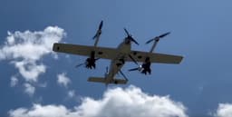Tests of the latest Archangel interceptor drone shown on video