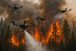 Российские специалисты отправятся в Китай перенимать опыт борьбы с пожарами при помощи БПЛА