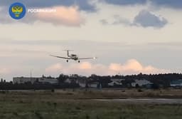 Курсанты Ульяновского авиаинститута посадили самолёт без переднего колеса шасси: видео