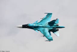 Названа неожиданная особенность бомбардировщиков Су-34